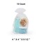 Cardboard Square Bottom Organza Bags 4 '' X 4 '' X 9 1/2 '' for Favors